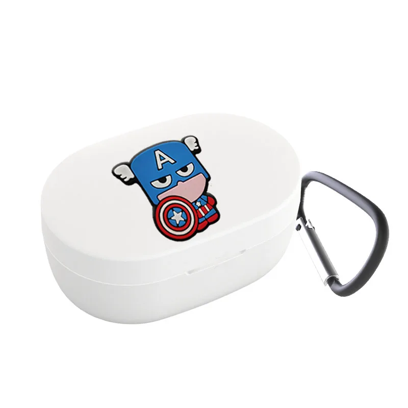 white6 FIFATA ТПУ чехол для Xiaomi Redmi Airdots беспроводной Bluetooth наушники силиконовый чехол для Airdots защитный чехол Аксессуары - Цвет: white6