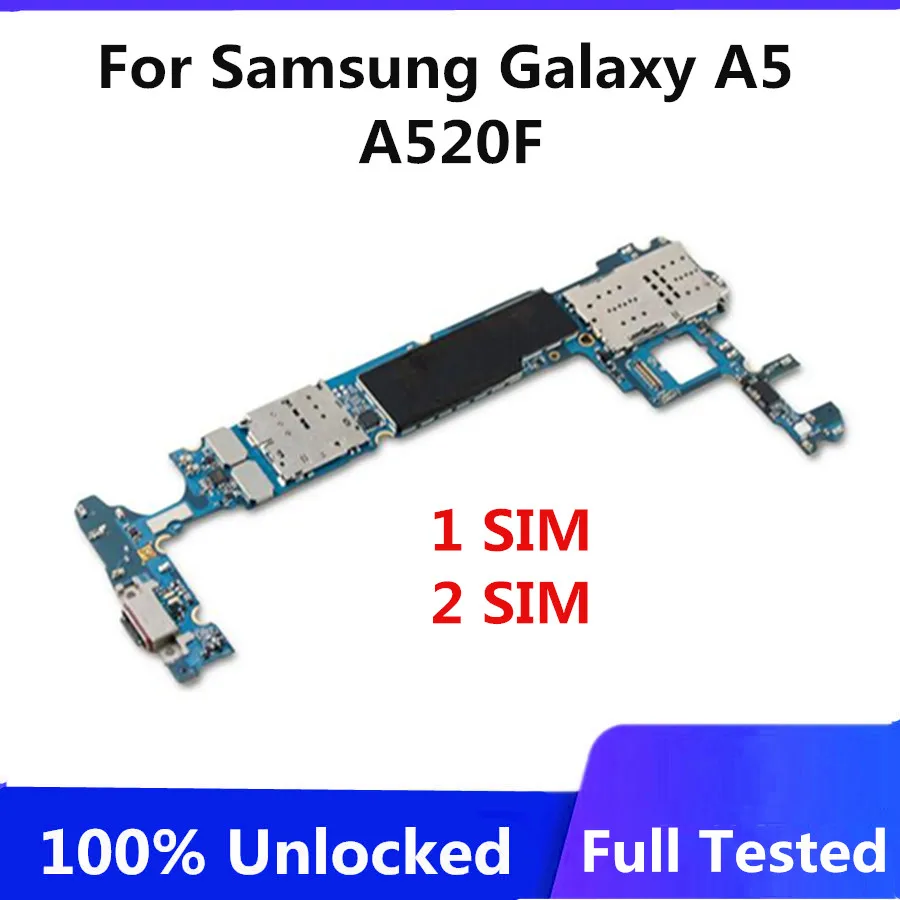 Материнская плата 32 ГБ для Samsung Galaxy A5 A520F оригинальная разблокированная