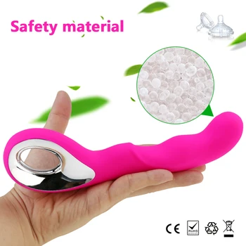 S/L Size G Spot Shocker Vagina Vibrator Dildo AV Rod Magic Wand USB Rechargeable Female Masturbation Erotic Sex Toys for Women 5
