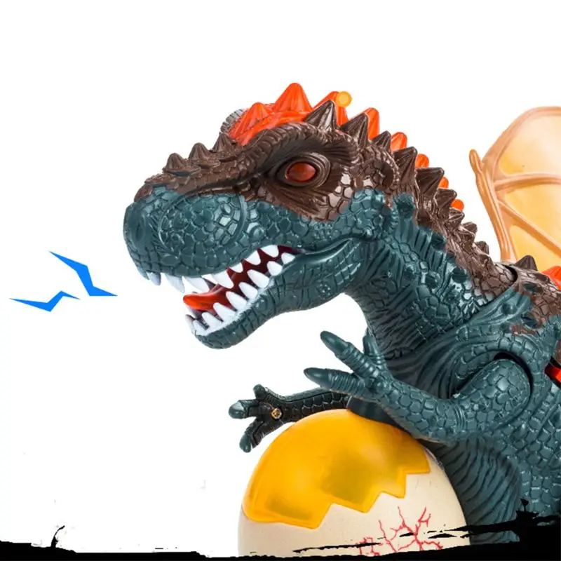 Электрический детский ходячий динозавр игрушки T-Rex модели с светильник звук подарок ребенку
