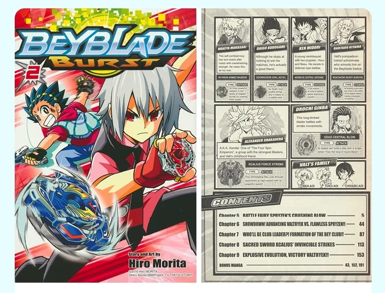 5 Books Beyblade Burst Volume 1-5 English Manga Book Teens Adult Cartoon  Comic Anime Animation Story Libros Book - Comics & Graphic Novels -  AliExpress