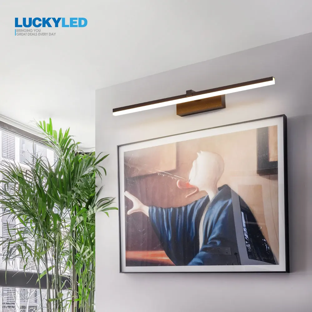 LuckyLed современная лампа для ванной комнаты зеркала водонепроницаемая интерьера