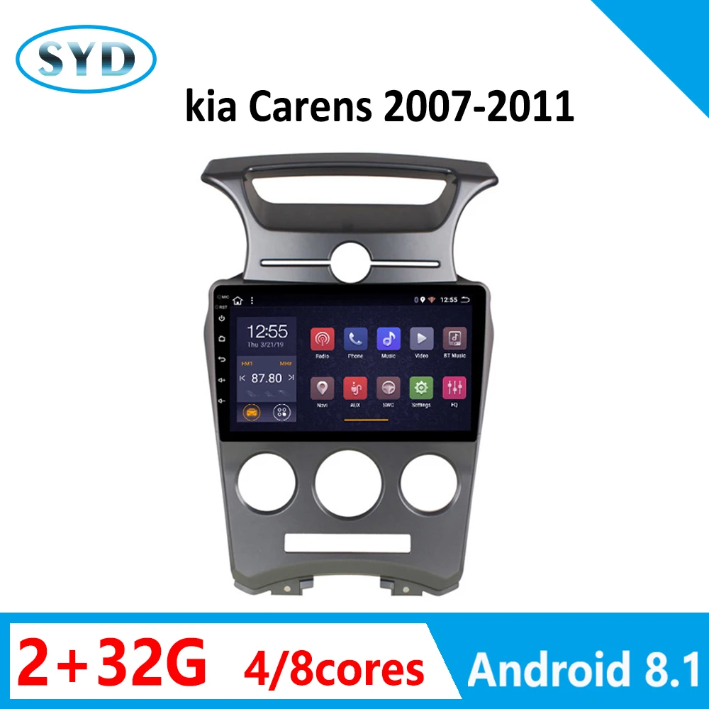 

2G+32G Car GPS Navigation for kia Carens 2007 2008-2011 9" Android 8.1 multimedia system Car Radio DVD player Carplay wifi TV