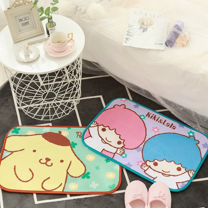 Мультфильм помпон Пури персонажи Little Twin Stars плюшевый коврик для ног коврик дверной коврик ковер плюшевые игрушки 2380