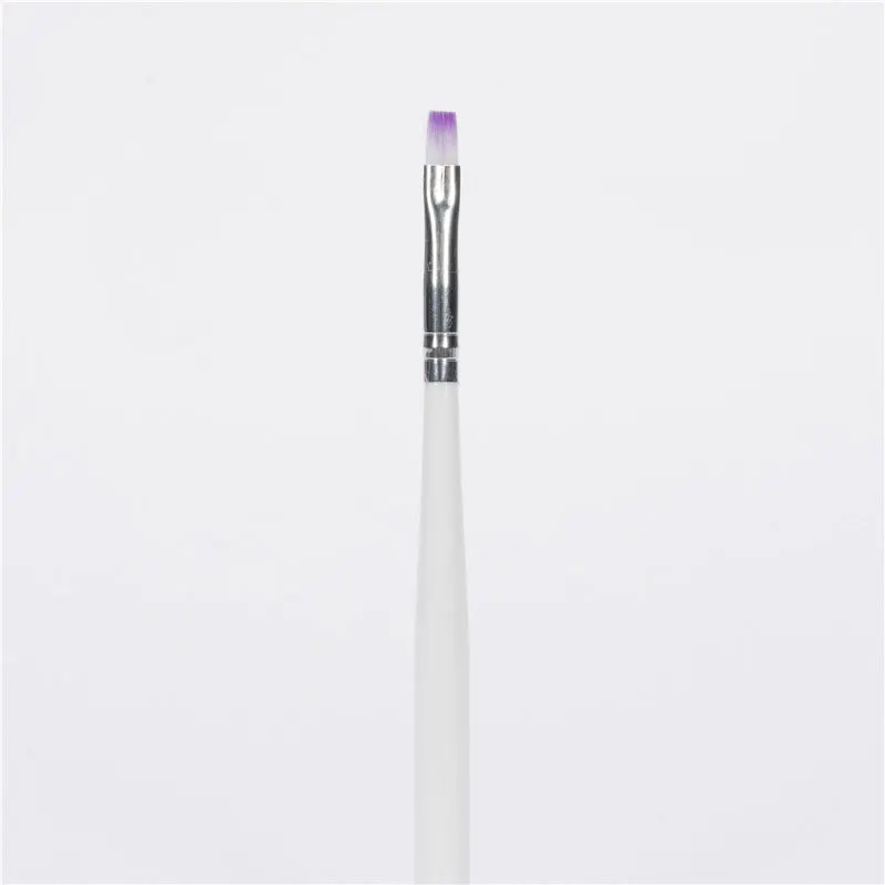 Beateal профессиональная 1 шт УФ-Гелевая некоррозионная ручка для рисования ногтей Кисти для маникюра DIY инструмент градиентный фиолетовый цвет кисти