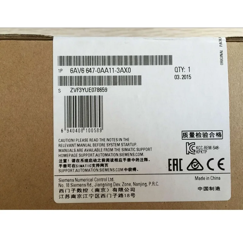 Новый оригинальный сенсорный экран 6AV6647-0AA11-3AX0 6AV6 647-0AA11-3AX0 Siemens KTP4003.8 | Компьютеры и
