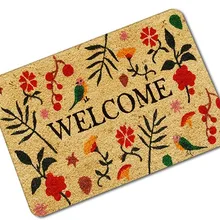 CAMMITEVER Коврик для двери фланелевый домашний декор нескользящий напольный коврик дверь для кота коврик