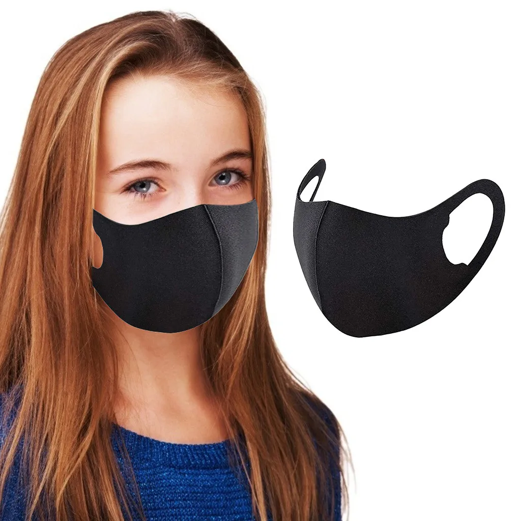 For 4-12 Years Old Kids Mouth Mask Cartoon Printed Dust Children Face Masks Washable Reusable Student Child | Аксессуары для