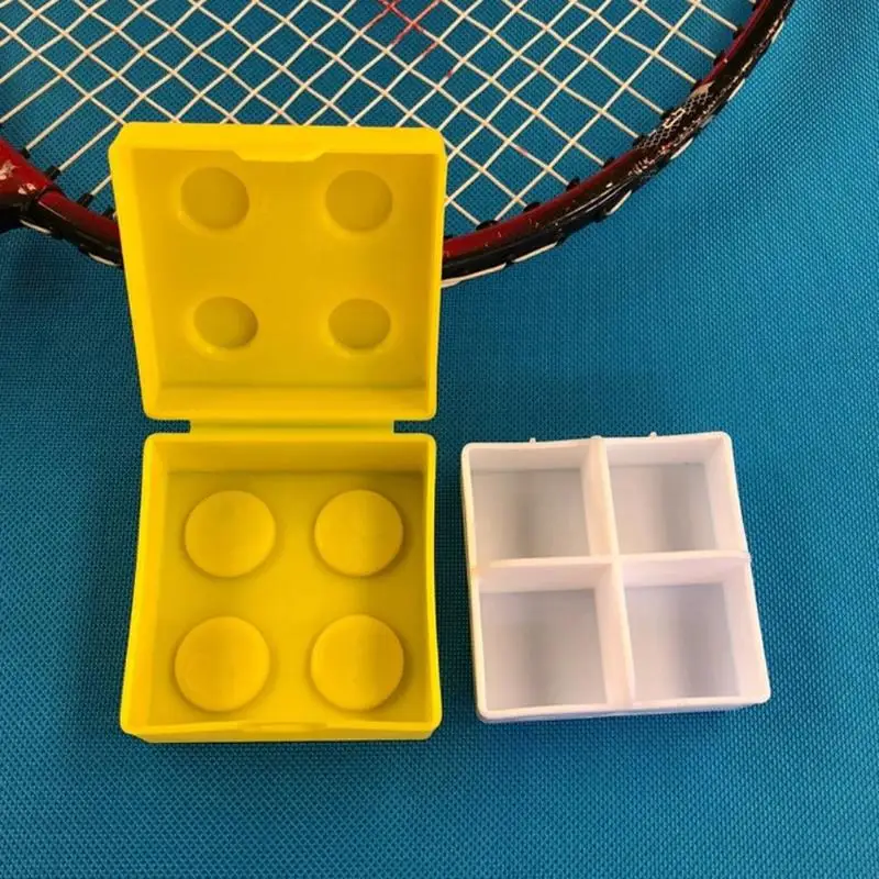Portable 4 Grids Pill Case Kids Travel Capsule Storage Box Medicine Container Random Color