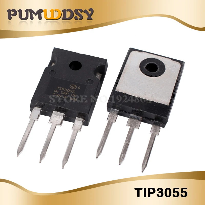 

5pcs/lot TIP3055 TO-3P T1P3055 TO-247 Power Transistors IC