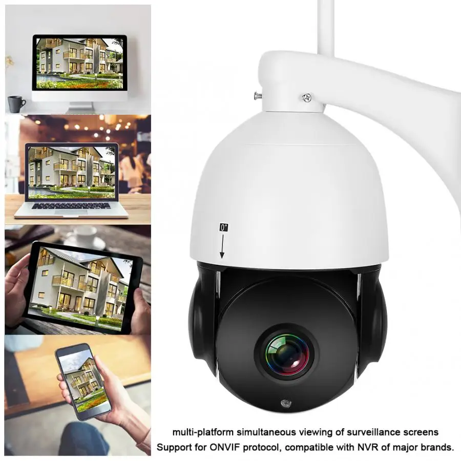 1080 дюйма 100 P Открытый водонепроницаемый 30x зум wifi PTZ камера для ONVIF 240-V