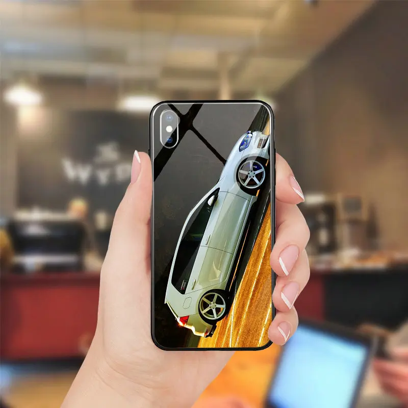 Для iPhone 5 5S SE 7 6S 6 8 Plus X XR XS Max чехол из закаленного стекла чехол для телефона Golf 7 Gti Edition 40 Clubsport - Цвет: Picture 5