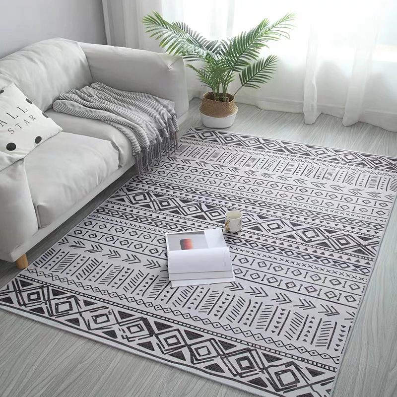Популярный коврик с геометрическим принтом в стиле Марокко, большой журнальный столик для гостиной в скандинавском стиле