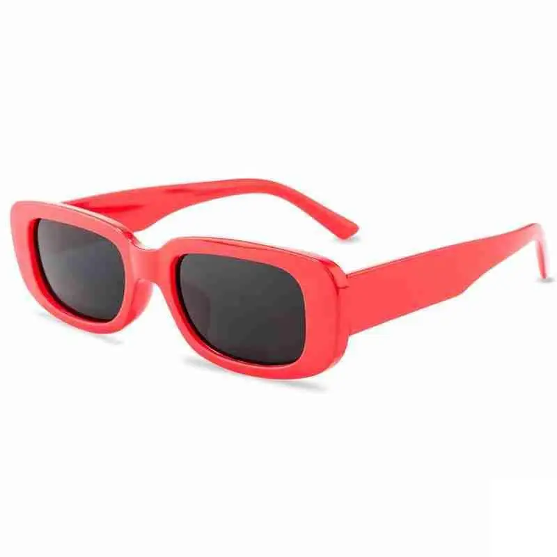 Vintage Small Rectangle Sunglasses Designer Square Shades For Women_voghion.com
