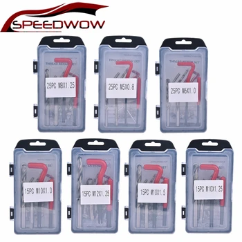 

SPEEDWOW 7 Kinds Of Recoil Thread Inserts Installation Kit Repair Tool Drill Tap M5 M6 M8 M10 M12 SK1051 For Car Motorcycle