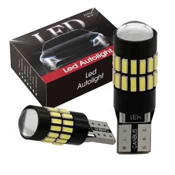 

50pcs 12V Car RGB Auto LED 10mm W5W 5050 SMD Signal Lamp Reading Wedge Light Car Interior Decorative Lights Remote Car styling