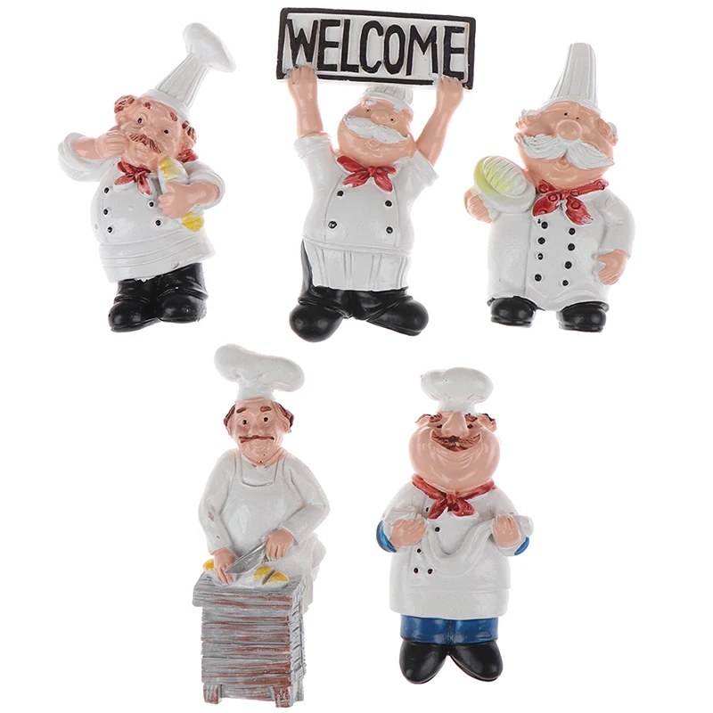 Домашний Кухня 3d смолы шеф-повар хлеб холодильник магнит на холодильник украшения