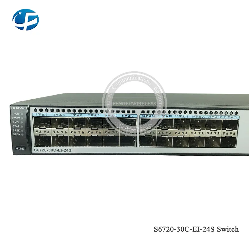 Переключатель 10G uplink S6720-30C-EI-24S-переключатели переменного тока 24x10 Гиг SFP+, 2x40 Гиг QSFP+ порты S6720-30C-EI-24S-DC волоконные переключатели