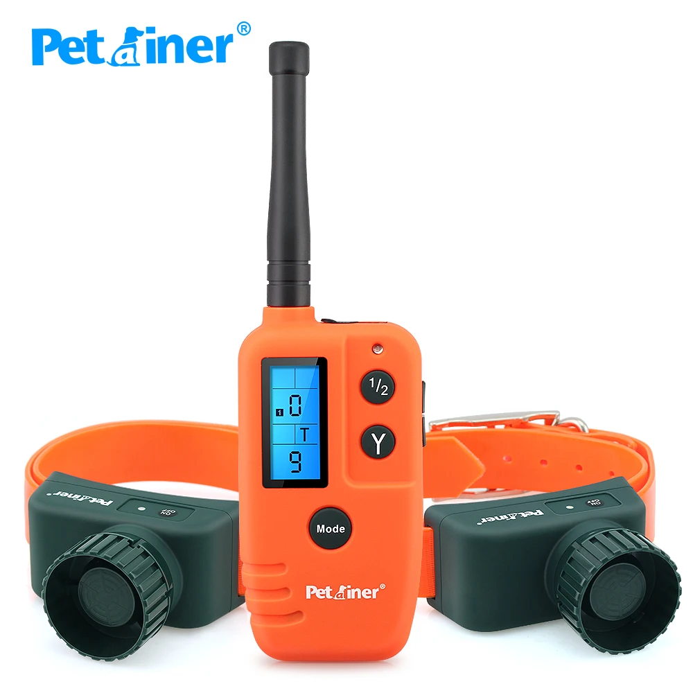 Petrainer 910B 2 Dog Training Collar Rechargeable Waterproof Remote