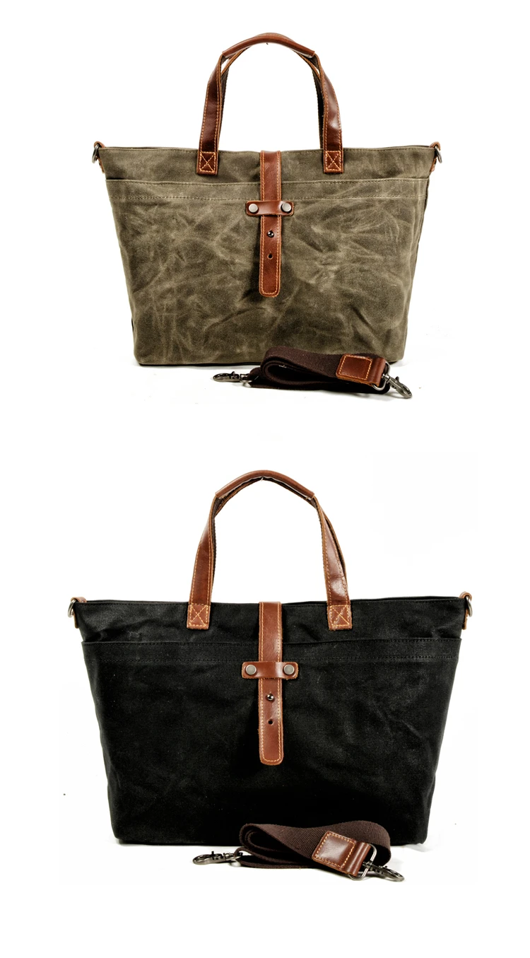 Color Show of Woosir Waxed Canvas Tote bag