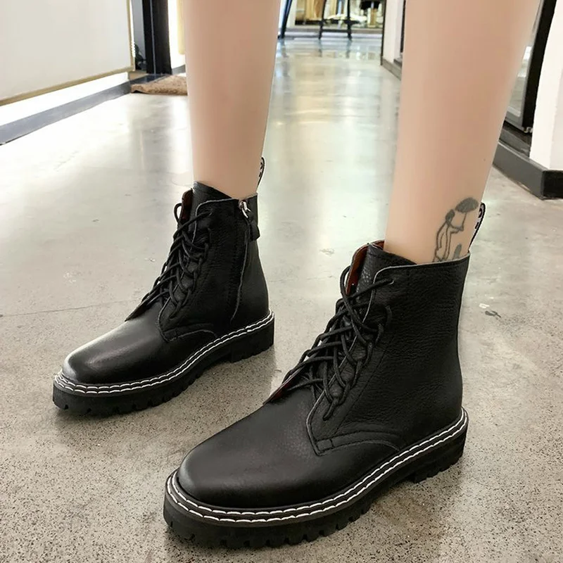 Бесплатная доставка Новинка 2019 года сезон осень-зима Женская обувь в британском