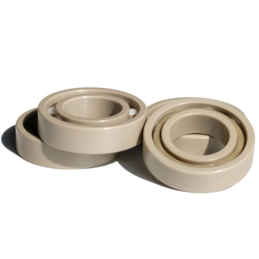 rolamentos de esferas de cerâmica de precisão de plástico