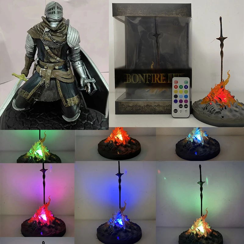 Фигурка DXF Dark Souls фигурка костра светодиодный черный рыцарь фараам лепка Artorias The