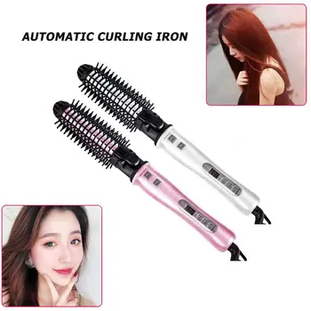 

3 in 1 Electric Automatic Hair Curler Brush Classic Colors and Simple Durable Design Ceramic Perm Curling Iron Roller