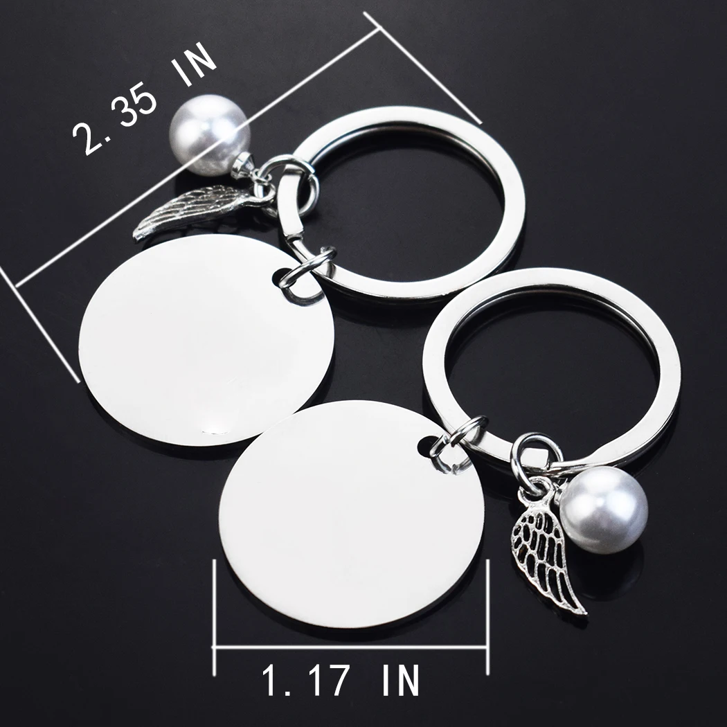 Never Give Up Keychain Stainless Steel Inspirational Positive Quote Message Key Chain Keyring For Men Women Friend Sister