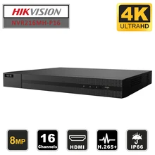 В Hikvision-HiLook OEM NVR-216MH-C/16 P 16 CH POE NVR 16 Channel H.265 видеонаблюдение 4K сетевой видеорегистратор