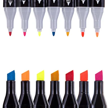 

Touchthree Optional Color Alcohol Based Art Marker Dual Head Sketching Marker Brush Pen For Artist Drawing School Art Supplies
