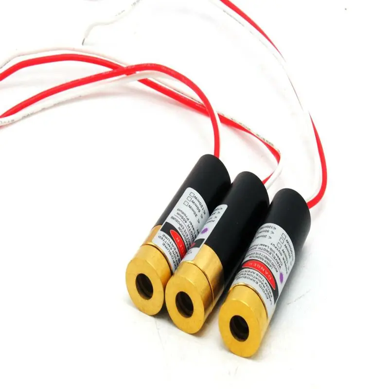 

3pcs Lab/Industrial 405nm 20mw Purple/Blue Laser Dot Module 3V-6V 13x42mm