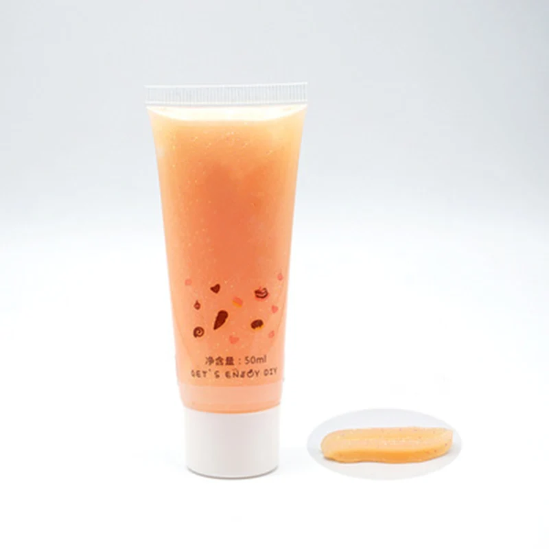 50 мл: взбитые сливки глина Decoden Kawaii DIY ремесло клей телефонные Чехлы Декор литье - Цвет: Orange