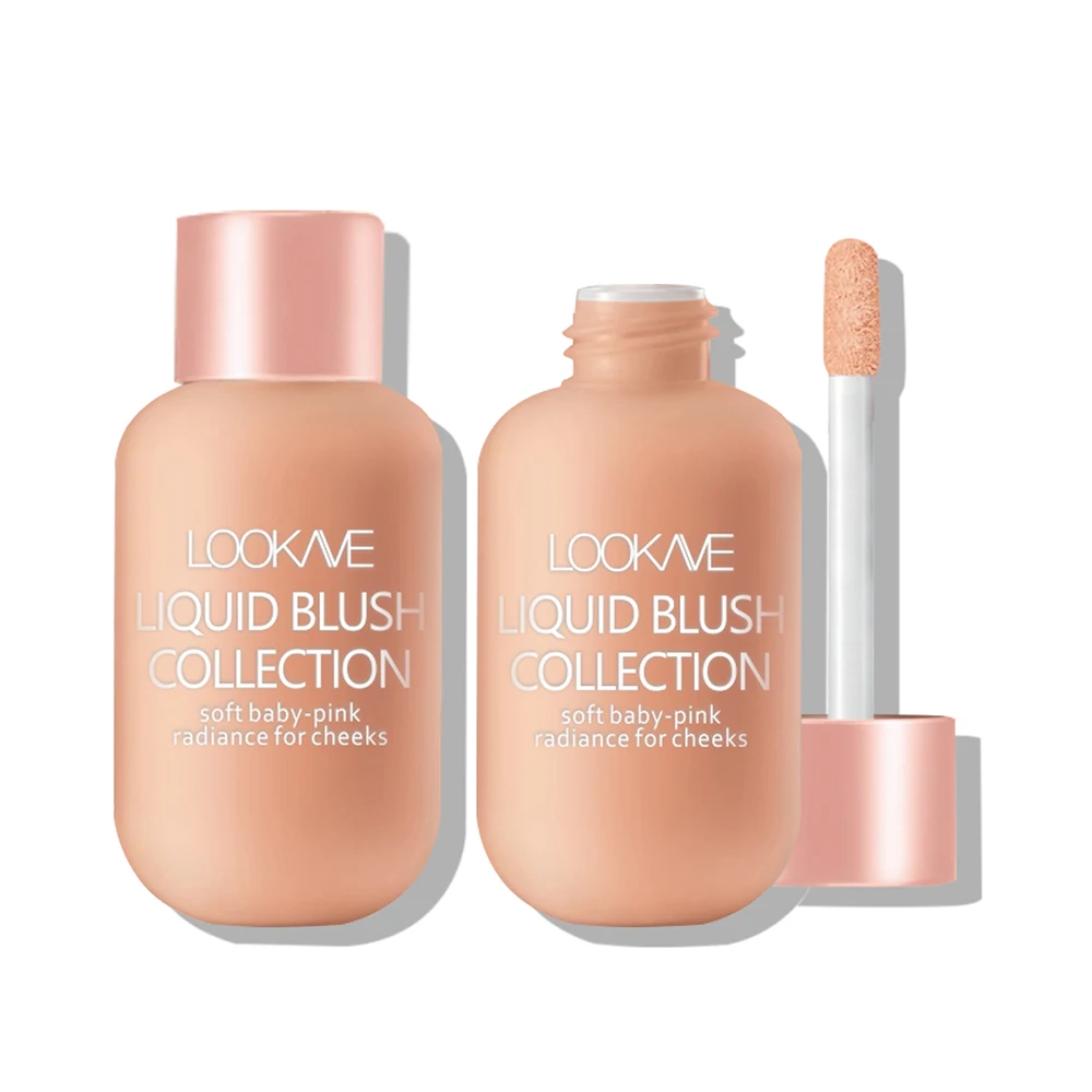 4 Color Mini Bottle Liquid Blush Natural Brighten Cheek Skin Tone Makeup Rouge Pigmented Professional Contour Shadow Cosmetics liquid blush