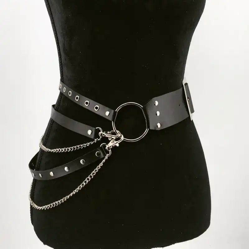 2020 Gothic Punk Belt plus size Women 