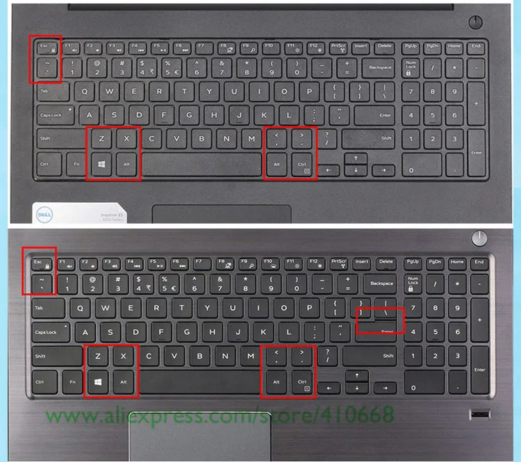 Для / Dell Inspiron 15 3000 5000 7000 15," /Dell G3 G5 G7 15,6" серии Чехол Защита для клавиатуры ноутбука кожи