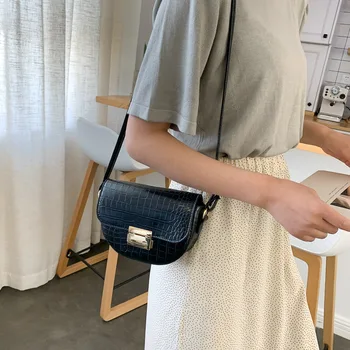 

Mini Women Shoulder Bag 2020 New Saddle Bag Small Pu Leather Crossbody Bag for Woman Ladies Hand Bags Fashion Messenger Bag