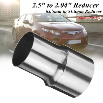 

52-63mm Exhaust Reducer Connector Pipe 2"-2.5" Reducer Connector Adapter Tube Stainless Steel
