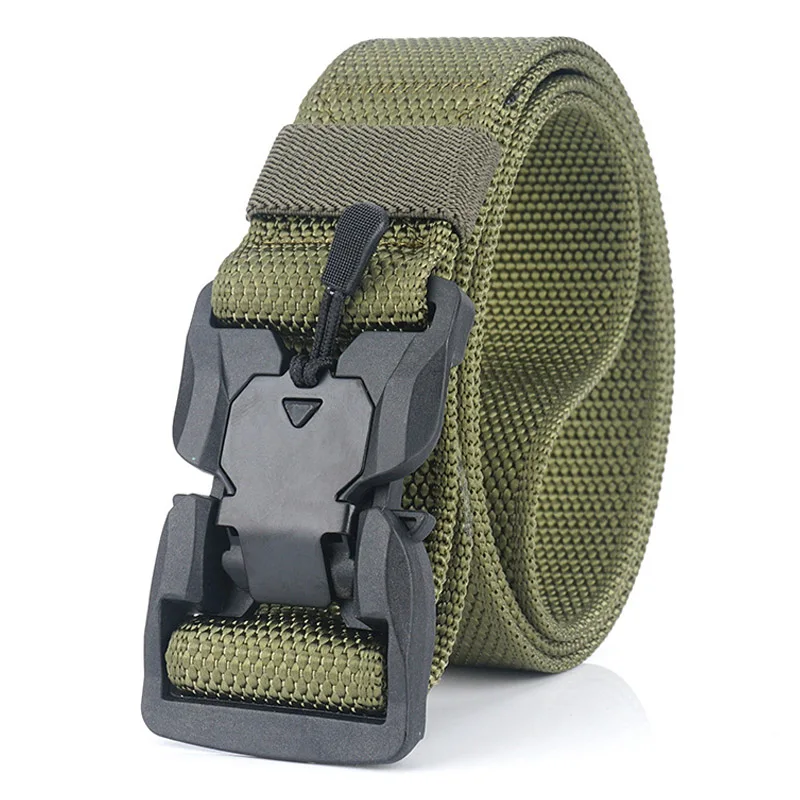 Army green Medyla тактический ремень военный высококачественный нейлоновый мужской тренировочный ремень многофункциональная Пряжка для спорта на открытом воздухе несколько цветов - Цвет: Army green