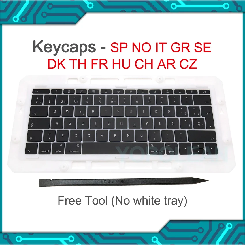 Клавиатура A1708 для Macbook Pro Retina 13 дюймов колпачки клавиш с европейской вилкой конец
