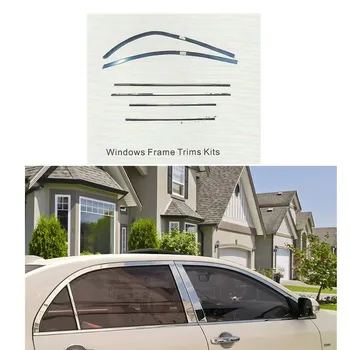 

for toyota COROLLA 2007-2011 WINDOWS FRAME TRIMS KIT ABS car styling exterior accessories