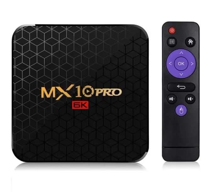 ТВ-бокс SMART Android 9,0 6K MX10 Pro WiFi KDLPAY Quad основной игрок HDMI 2,0 медиа - Цвет: 4GB and 32GB
