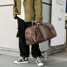 Tidog кожаная дорожная сумка для фитнеса в европейском и американском стиле