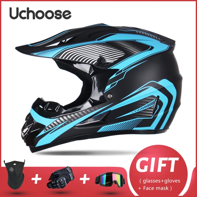 Professional Motorcycle Helmet Off-road Helmet Downhill DOT Racing Motocross Casque Moto Helme3 Free Gift Suitable For Kid 13