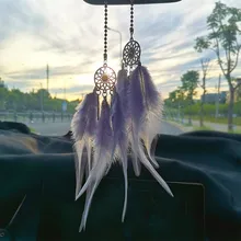 

Wind Chimes Butterfly Handmade Feather Dream Catcher Car Hanging Craft Gift Garden Home Decor Window Bells Decoration Chambre