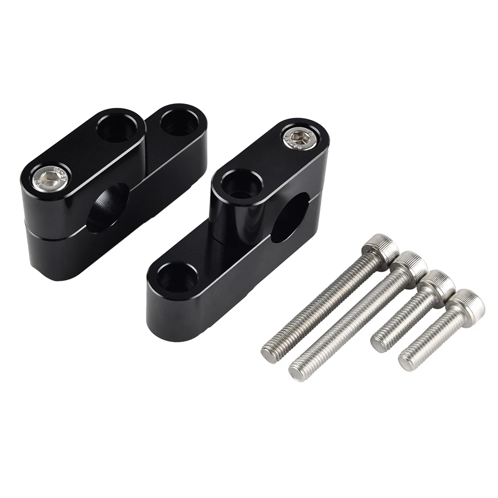 NICECNC 7/" 25 мм Бар задний Руль Riser Spacer комплект для Yamaha FZ1 FZ6 Honda CR125R CR250R CRF250R CRF450R CRF450RX CRF450X