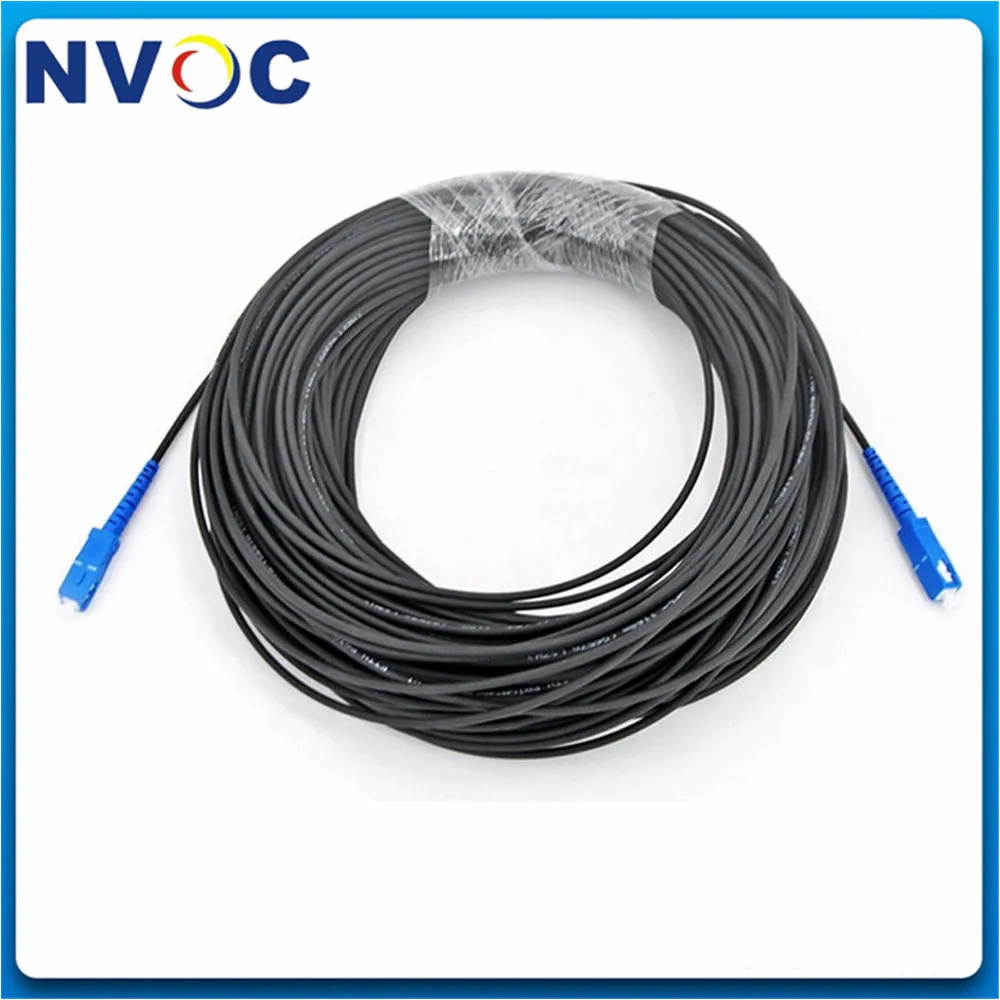 Внутренний волоконный патч корд FTTH GJXH 2 шт./лот 20 м SM Simplex G657A1 LSZH SC/UPC 50 см между