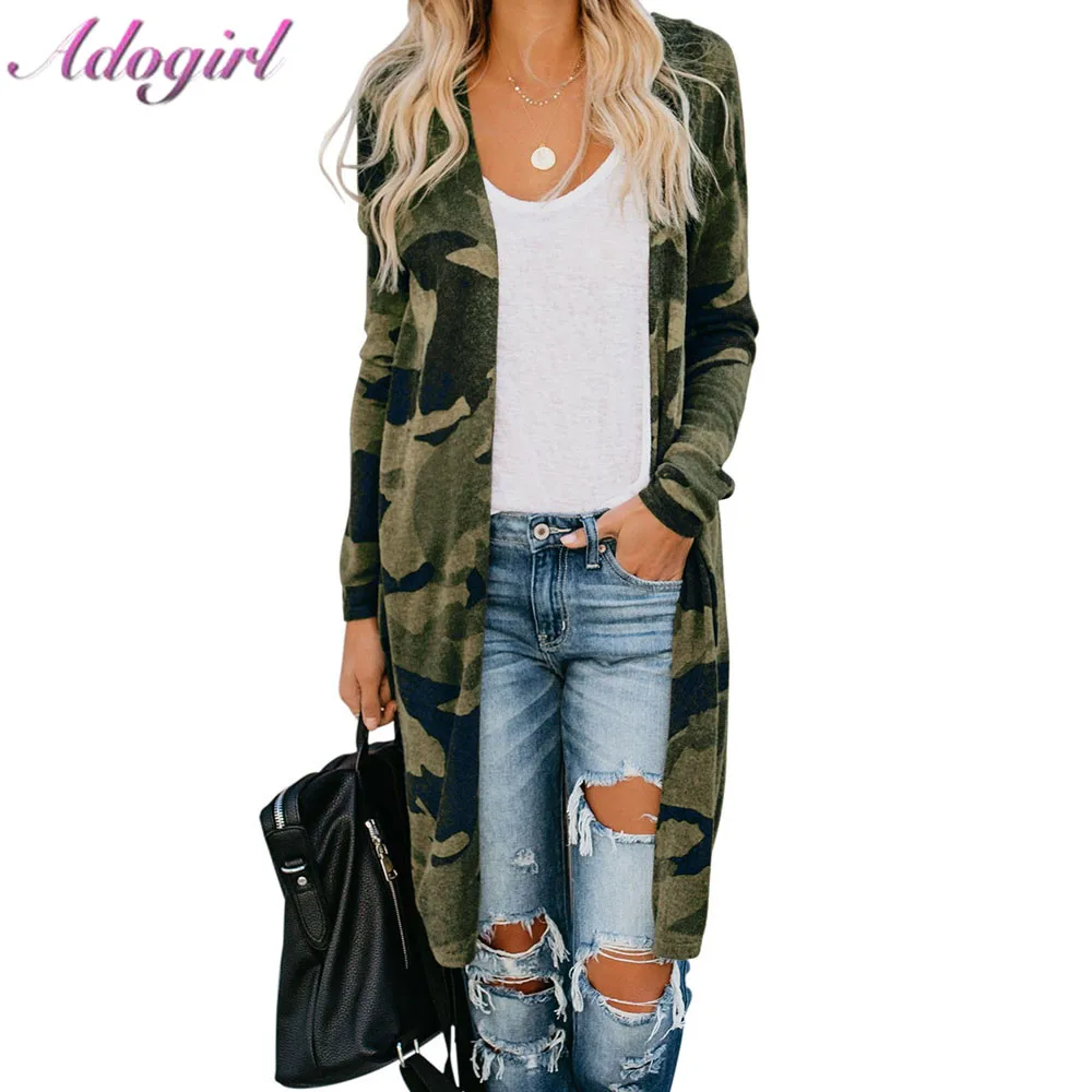 Women Knitted Cardigan Casual Camo Leopard Snake print Long Sleeve Sweaters 2019 Autumn Tops Female Outwear Jacket Coat |