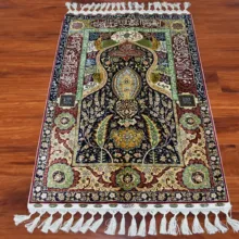 2,5 'x4' ручной завязанный ковер для крыльца, шелковый ковер ручной работы