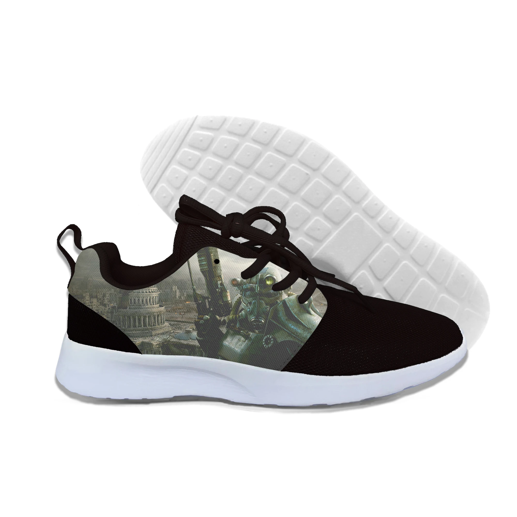 

2019 hot fashion Fallout 4 3D casual shoes for men/women high quality Harajuku 3D printing Fallout 4 Sneakers